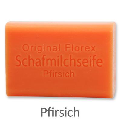 Schafmilchseife eckig 100g, Pfirsich 