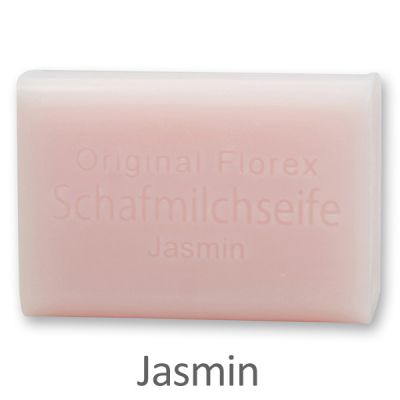 Schafmilchseife eckig 100g, Jasmin 