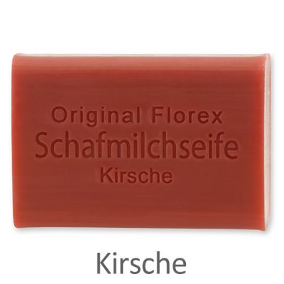 Schafmilchseife eckig 100g, Kirsche 