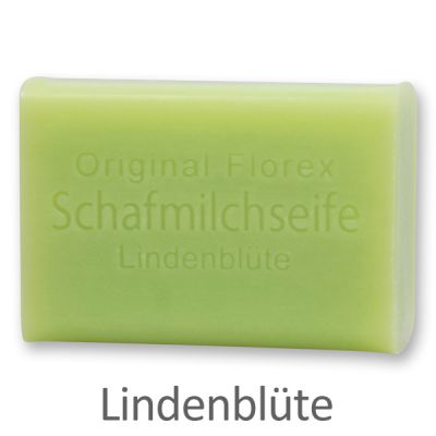 Schafmilchseife eckig 100g, Lindenblüte 