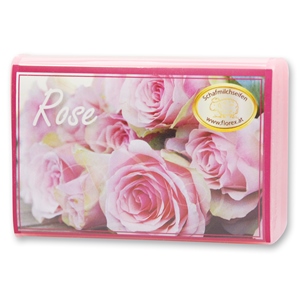 Schafmilchseife eckig 100g modern, Rose Diana 