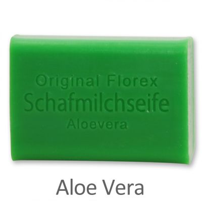 Schafmilchseife eckig 100g, Aloe Vera 