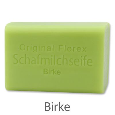 Schafmilchseife eckig 100g, Birke 