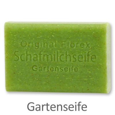 Schafmilchseife eckig 100g, Gartenseife 