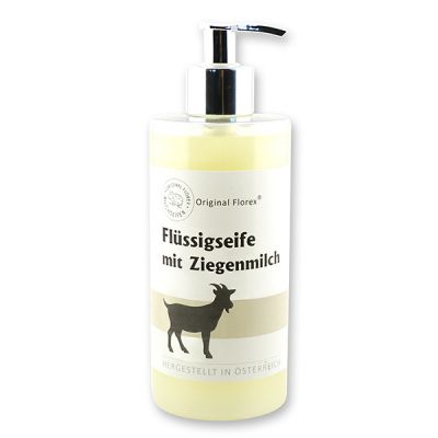 Liquid soap with goat milk milk 400ml with label 