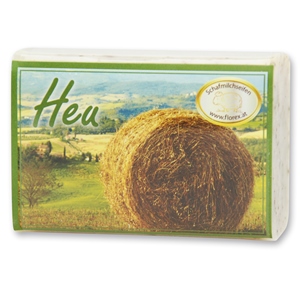 Sheep milk soap square 100g modern, Hay 