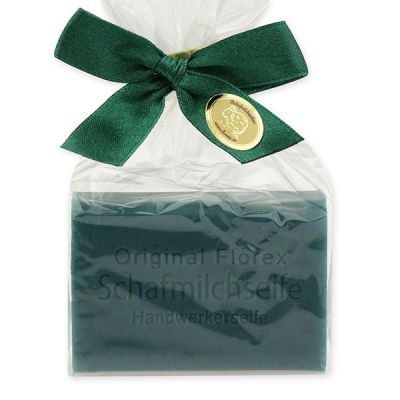 Sheep milk soap square 100g in a cellophane bag, Soap for handymen 