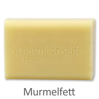 Sheep milk soap square 100g, Marmot fat soap 