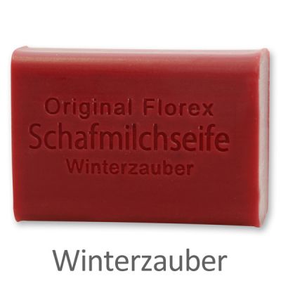 Schafmilchseife eckig 100g, Winterzauber 