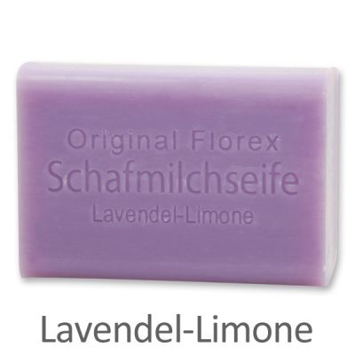 Schafmilchseife eckig 100g, Lavendel-Limone 