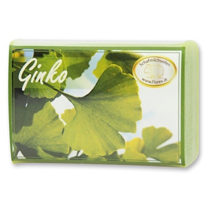 Schafmilchseife eckig 100g modern, Ginko 