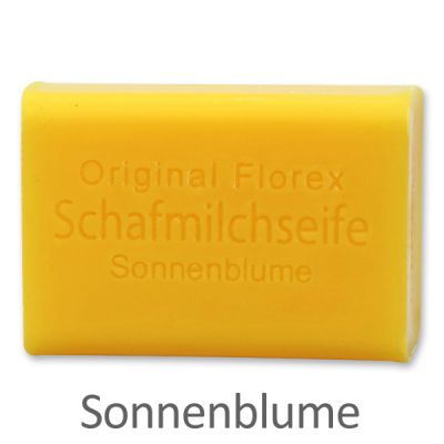 Schafmilchseife eckig 100g, Sonnenblume 