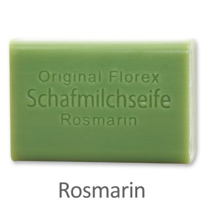 Schafmilchseife eckig 100g, Rosmarin 