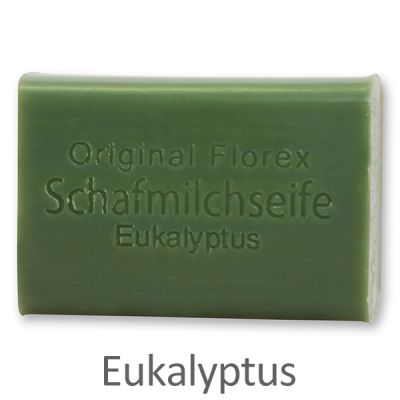 Sheep milk soap square 100g, Eucalyptus 