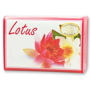 Schafmilchseife eckig 100g modern, Lotus 