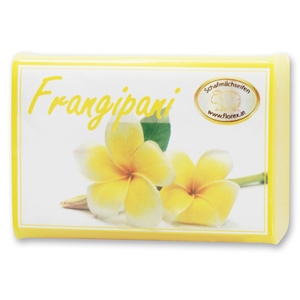 Sheep milk soap square 100g modern, Frangipani 