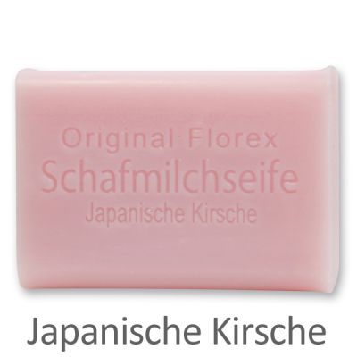 Schafmilchseife eckig 100g, Japanische Kirsche 