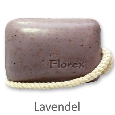 Schafmilchseife Kordelseife eckig 150g, Lavendel 