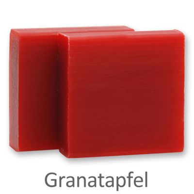 Schafmilchseife Gästeseife quadrat 35g, Granatapfel 