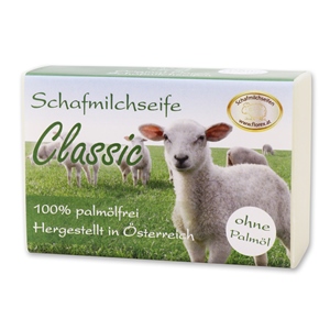 Sheep milk soap 150g without palm oil modern, Classic 
