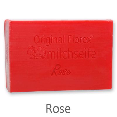 Sheep milk soap square 150g, Rose 