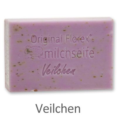Sheep milk soap square 150g, Viola with herbs 