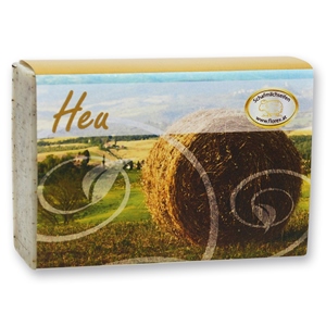 Sheep milk soap square 150g modern, Hay 