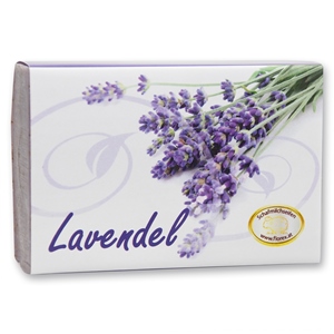 Schafmilchseife eckig 150g modern, Lavendel 