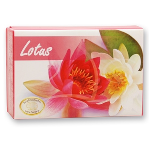 Schafmilchseife eckig 150g modern, Lotus 