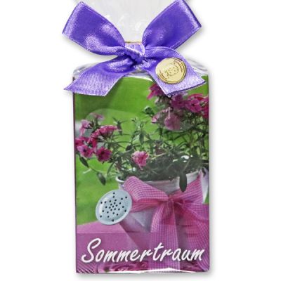 Schafmilchseife eckig 150g in Cello "Sommertraum", Lavendel 