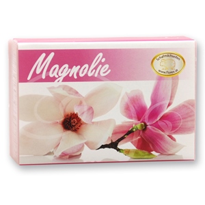 Schafmilchseife eckig 150g modern, Magnolie 