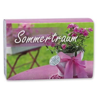 Schafmilchseife eckig 150g "Sommertraum", Lavendel 