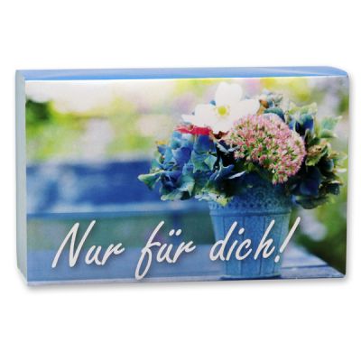 Sheep milk soap 150g "Nur für Dich", Forget-me-not 