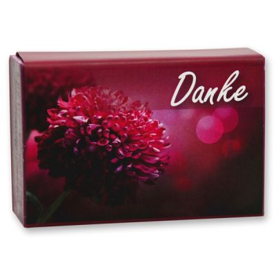 Schafmilchseife eckig 150g "Danke", Holunder 