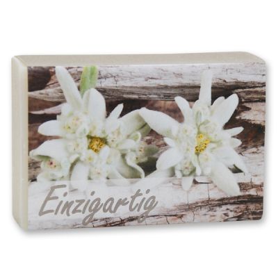 Sheep milk soap 150g "Einzigartig", Edelweiss 