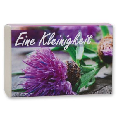 Schafmilchseife eckig 150g "Eine Kleinigkeit", Edelweiß 