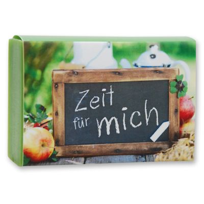 Sheep milk soap 150g "Zeit für mich", Apple 