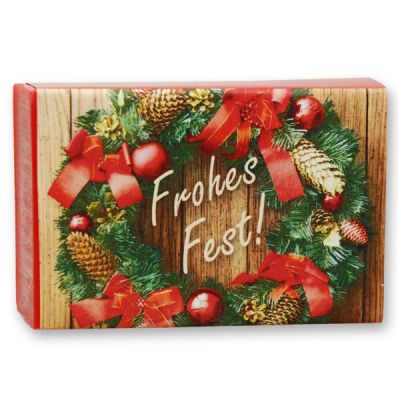Sheep milk soap 150g "Frohes Fest", Pomegranate 
