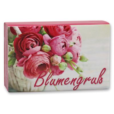 Sheep milk soap 150g "Blumengruß", Lotus 