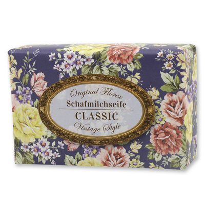 Sheep milk soap 150g "Vintage motif 198", Classic 