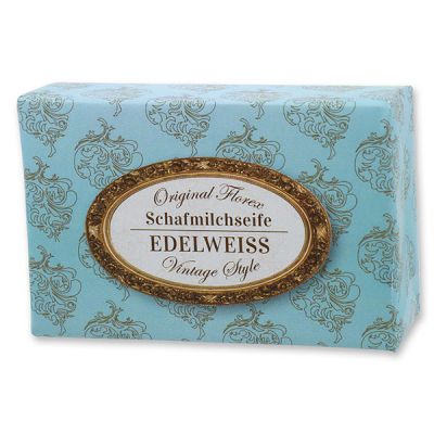 Sheep milk soap 150g "Vintage motif 2", Edelweiss 