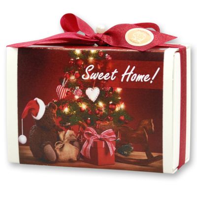 Sheep milk soap 150g in a box "Sweet Home", Pomegranate 