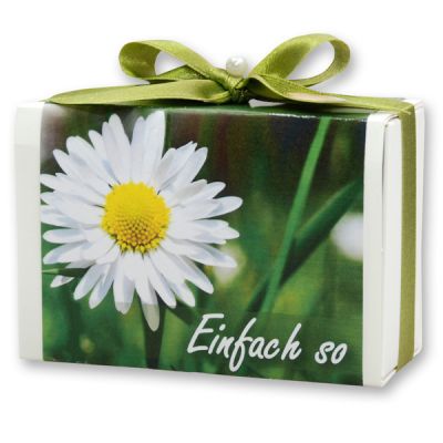 Schafmilchseife eckig 150g in Schachtel "Einfach so", Eisenkraut 