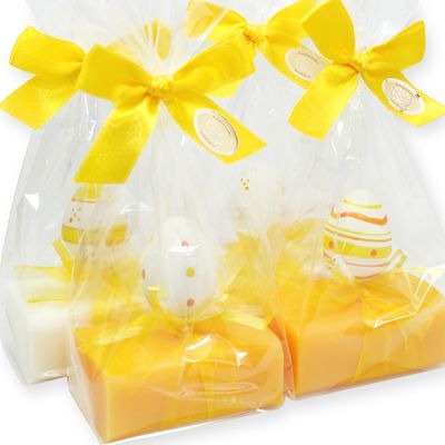 Sheep milk soap 100g, decorated with an easter egg in a cellophane, Classic/honey 