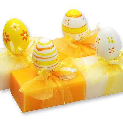 Sheep milk soap 100g, decorated with an easter egg, Classic/honey 