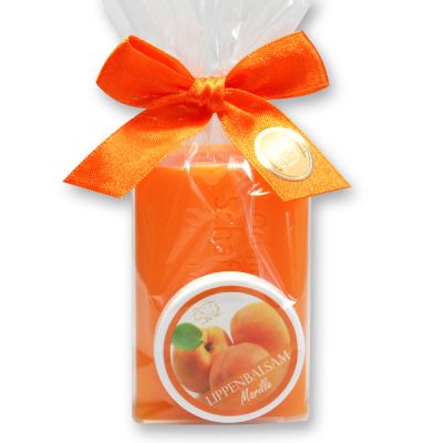 Care set 2 pieces in a cellophane bag, Apricot 