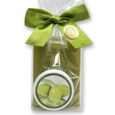Care set 2 pieces in a cellophane bag, Olive oil 