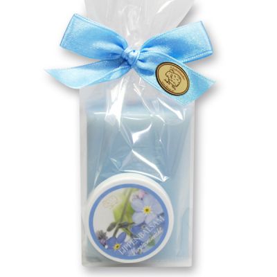 Care set 2 pieces in a cellophane bag, Forget-me-not 
