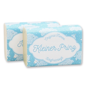 Sheep milk soap without palm oil 100g, decorated with a sheep ribbon, Baby soap 