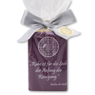 Sheepmilk soap 100g "Motive Rauhnacht" in a cellophane bag, Incense 